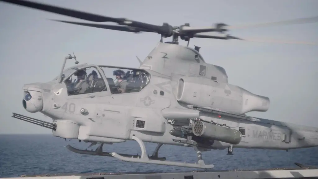 Marine Medium Tiltrotor Squadron 163 UH-1Y Venoms and AH-1Z