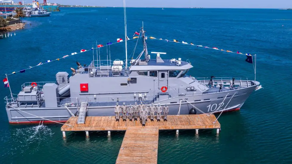 Shipbuilder Metal Shark Delivers Defiant Near Coastal Patrol Vessel (NCPV) to Dominican Navy