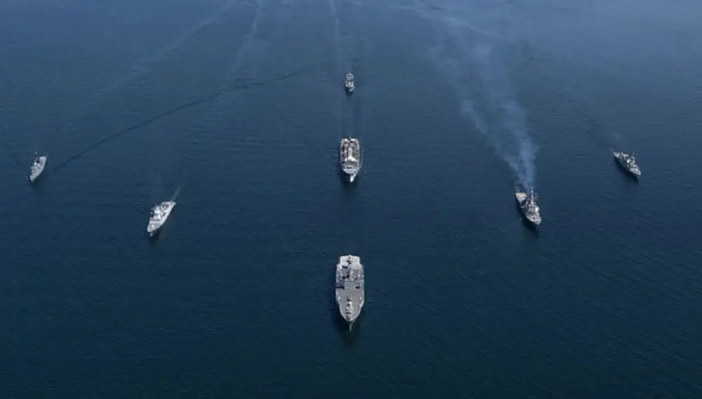 NATO Navies and Air Forces Exercise in the Baltic Sea