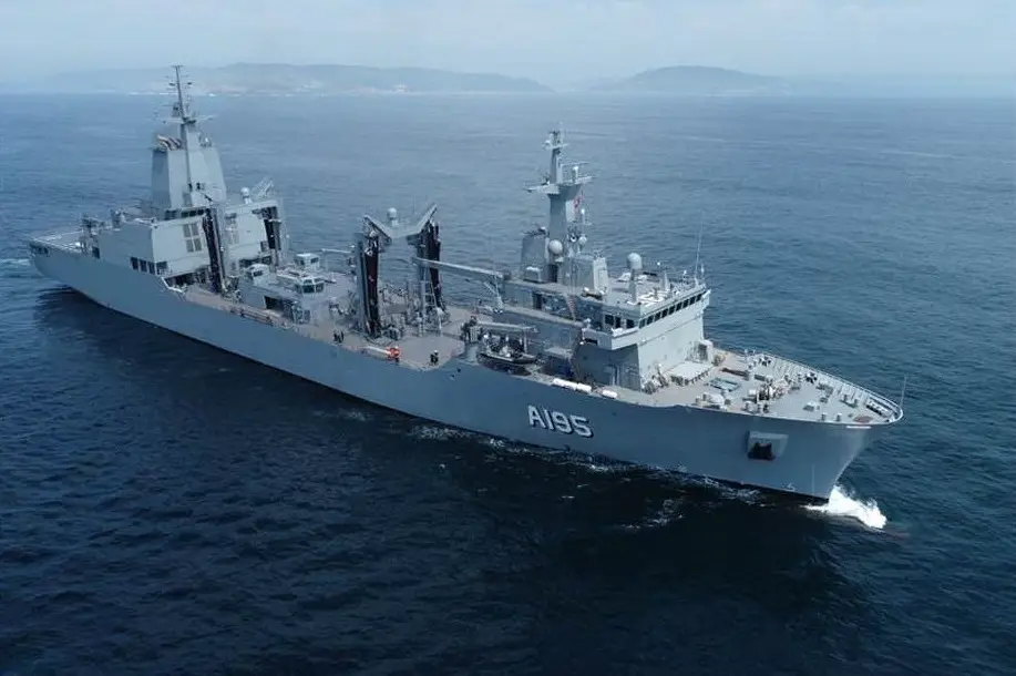 Royal Australian Navy New Auxiliary Oiler Replenishment Ship Completes Sea Trials