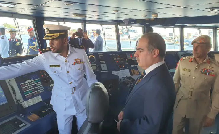 Royal Bahrain Naval Force RBNS Al-Zubara offshore patrol vessel 