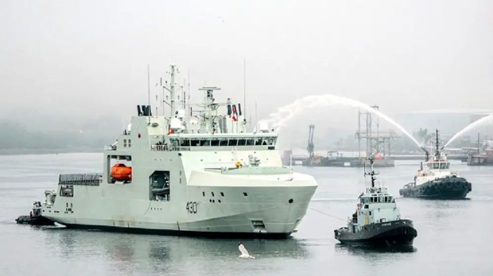 Royal Canadian Navy Receives HMCS Harry DeWolf Arctic and Offshore Patrol Ship