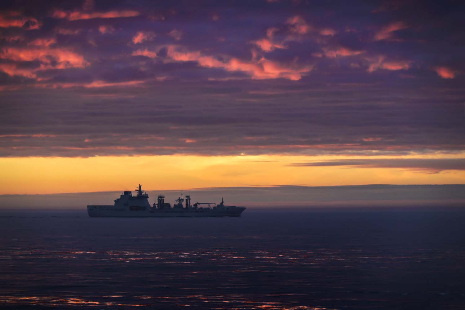 RFA Tideforce during work with NATO