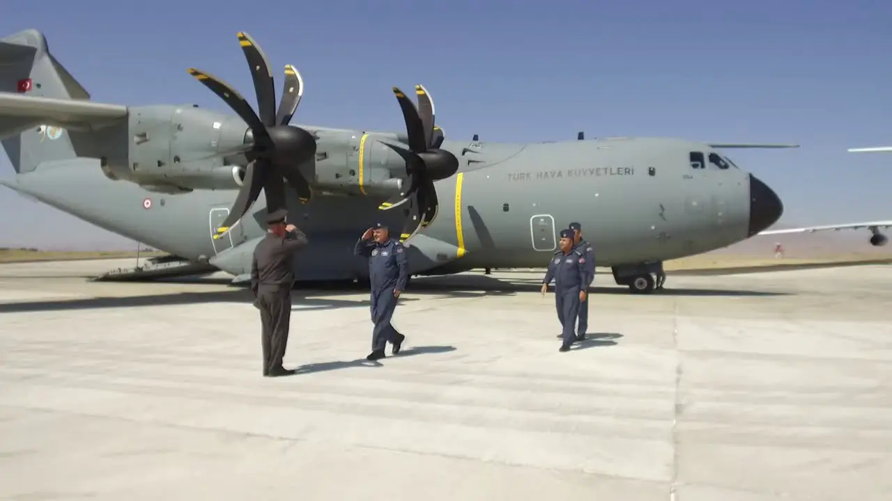 Turkish A400M Ferries T-129 Attack Helicopters to Azerbaijan for Exercise