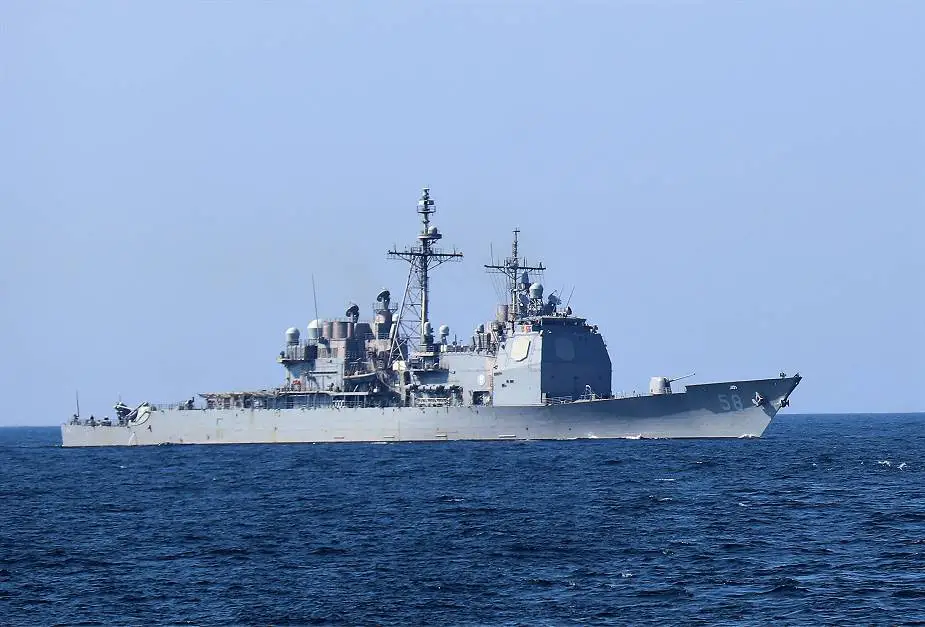 US Navy USS Philippine Sea (CG 58) Departs on Deployment