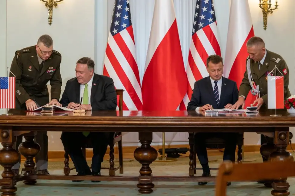US, Poland Sign Defense Cooperation to Increase US Military Presence in Poland