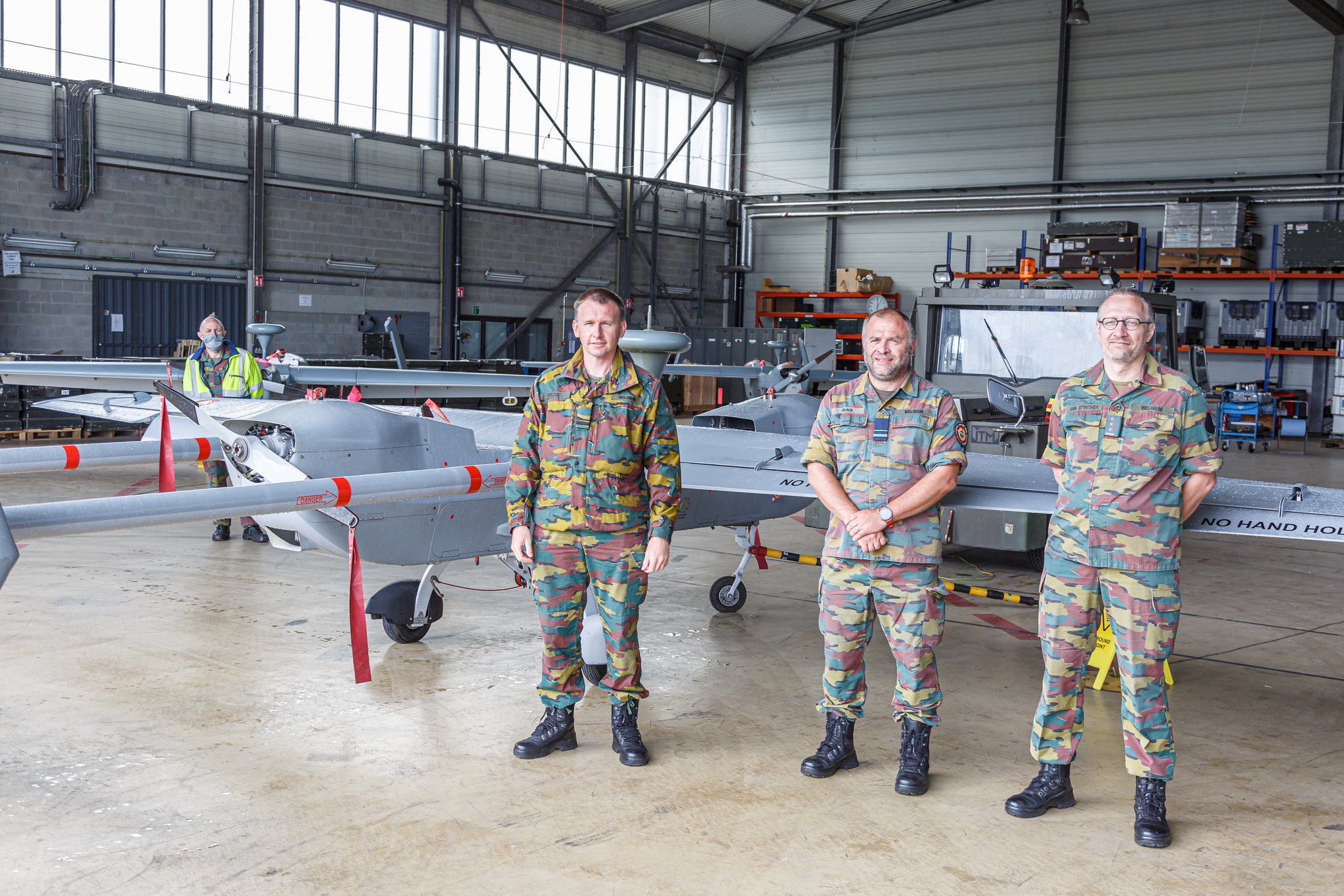 Belgian Air Component Retires B-Hunter Unmanned Aerial Vehicle