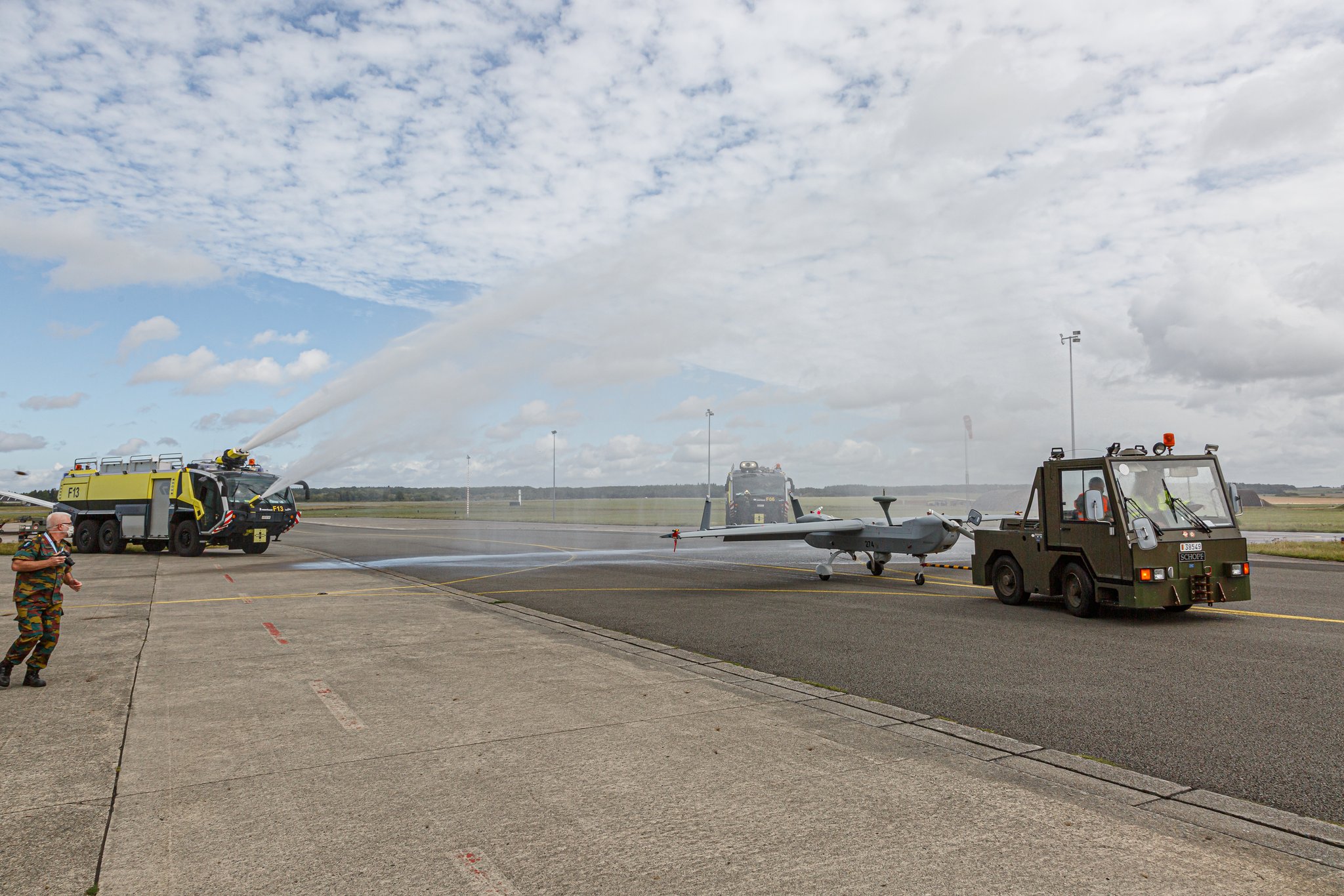 Belgian Air Component Retires B-Hunter Unmanned Aerial Vehicle