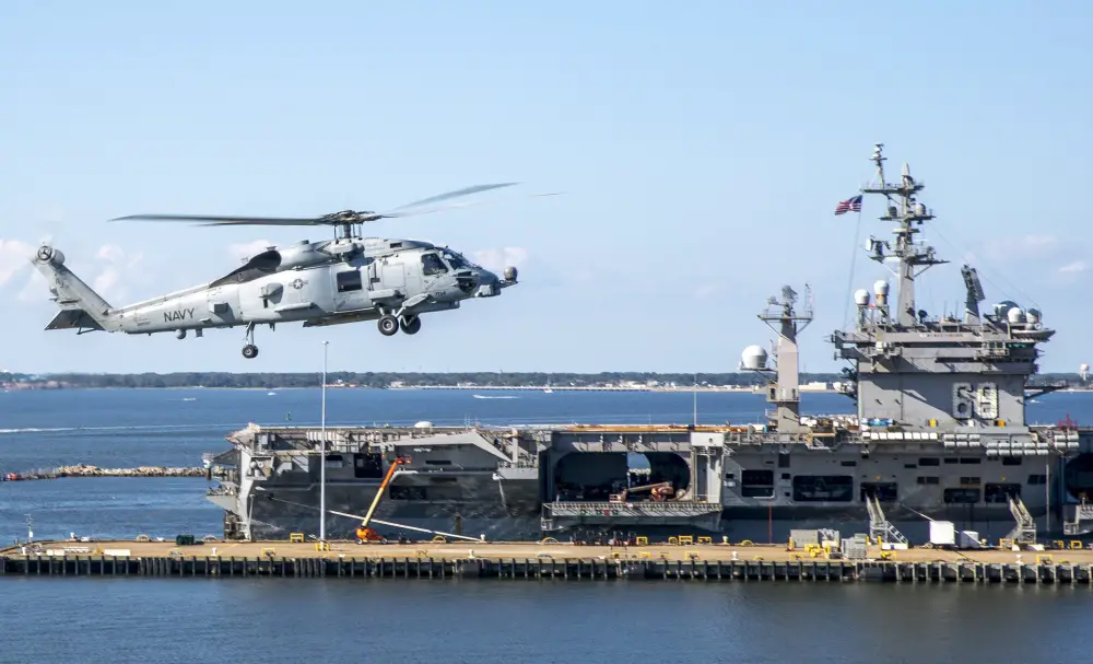 Helicopter Maritime Strike Squadron (HSM) 70 Conduct Flight Operations In-Port