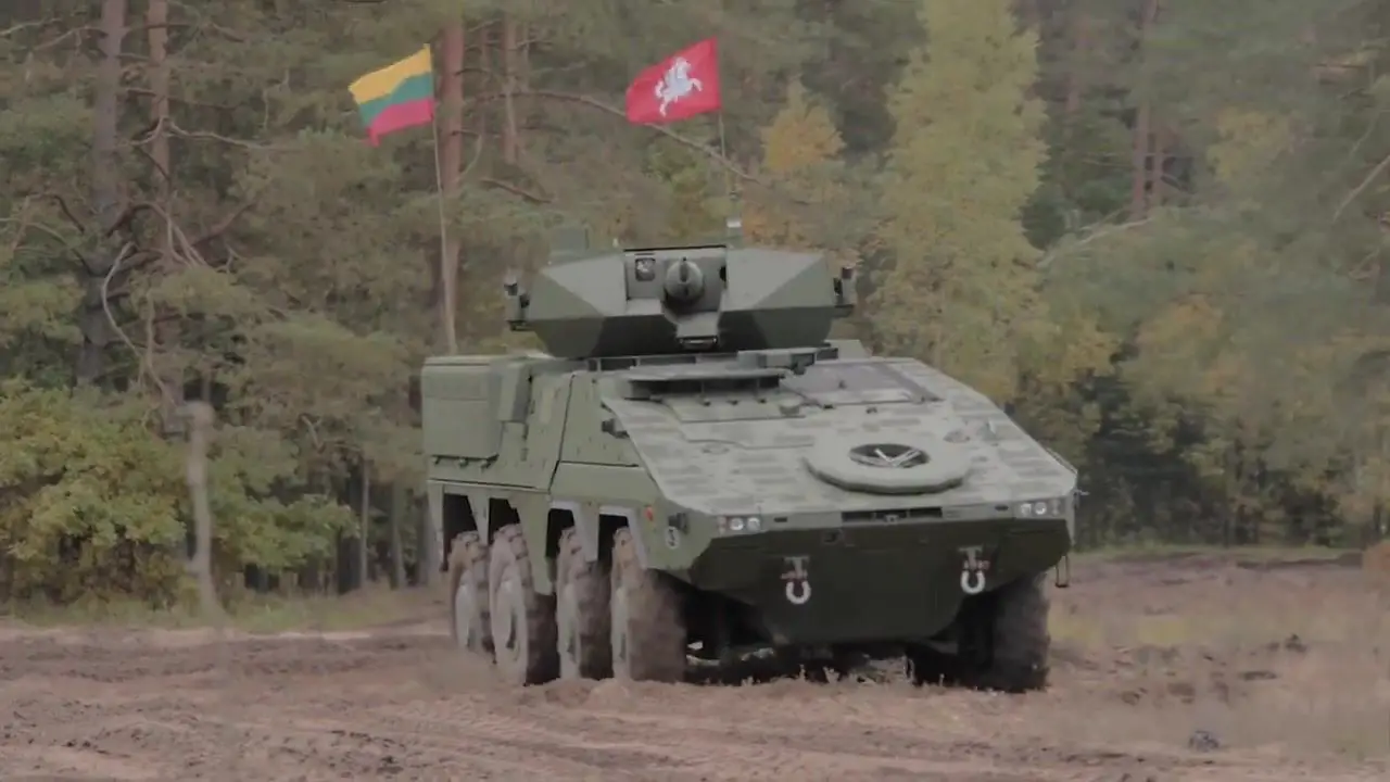 Lithuanian Land Force Vilkas Infantry Fighting Vehicles