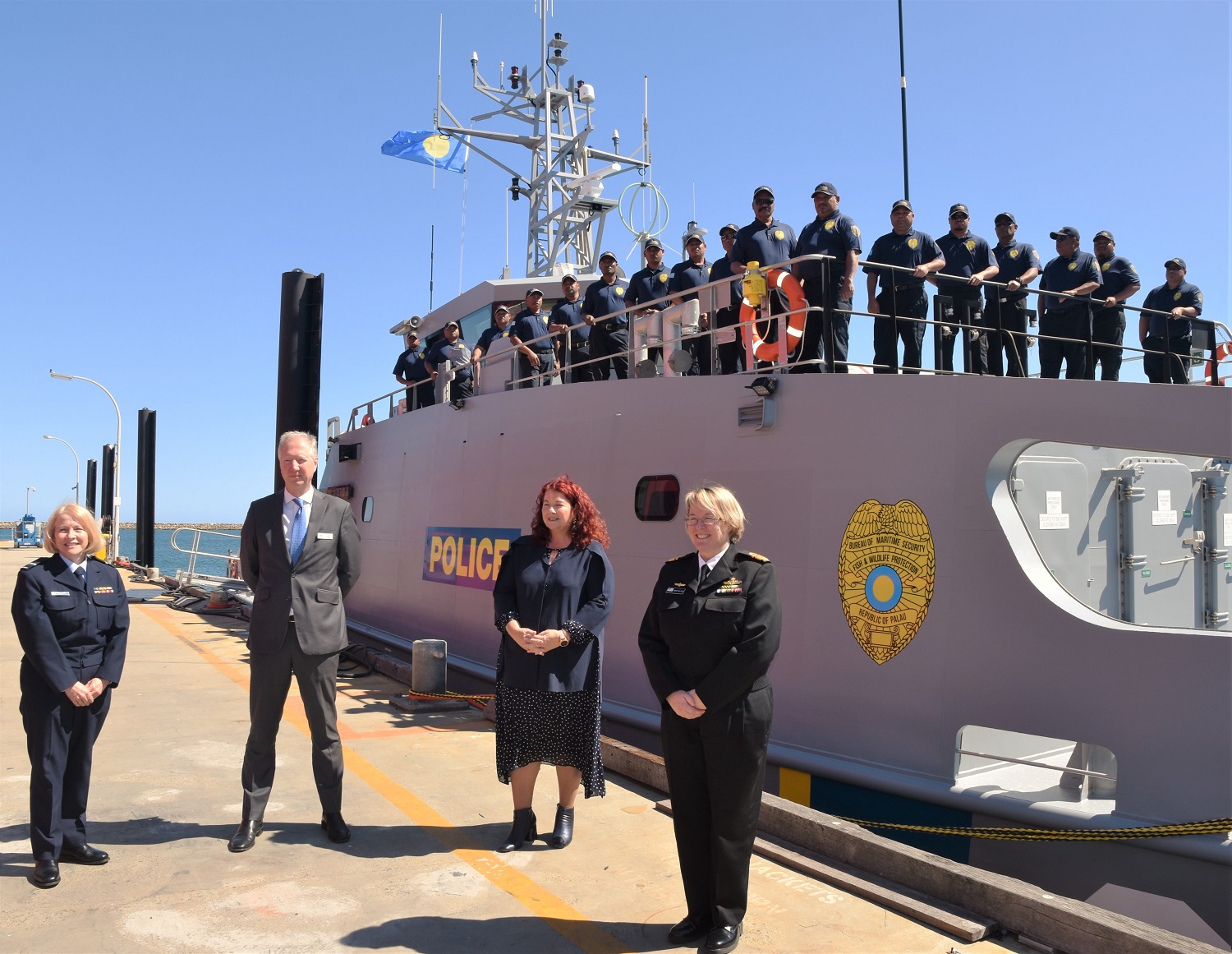 Republic of Palau Receives Austal Guardian-Class Patrol Boat