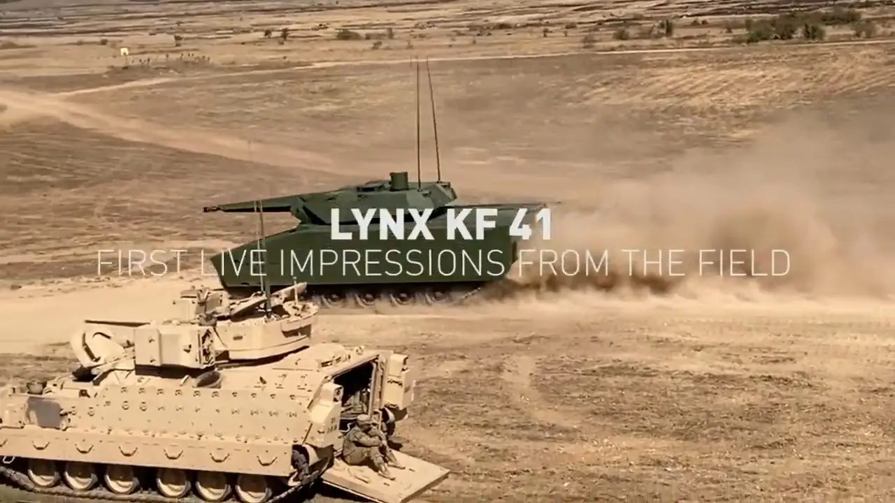 Rheinmetall Releases Video of Lynx KF41 During NATO Excercise Brave Warrior