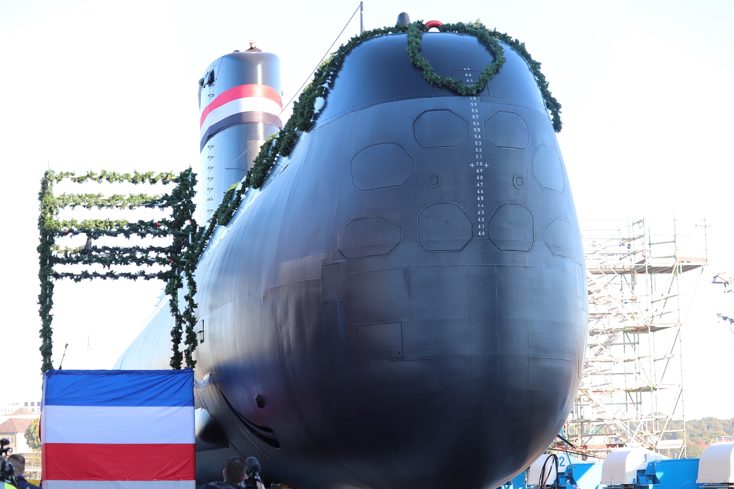 ThyssenKrupp Marine Systems Launches Fourth Egyptian Type 209/1400Mod Submarine