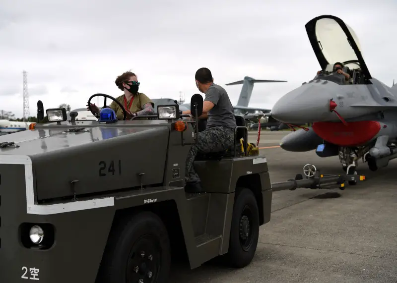 US Air Force Practices Fighter Unit Relocation to Japan Air Self-Defense Force Air Base