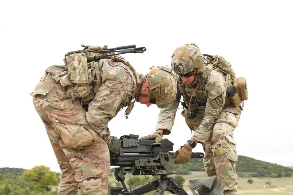 US Army 3rd Security Force Assistance Brigade Hones Weapons Skills