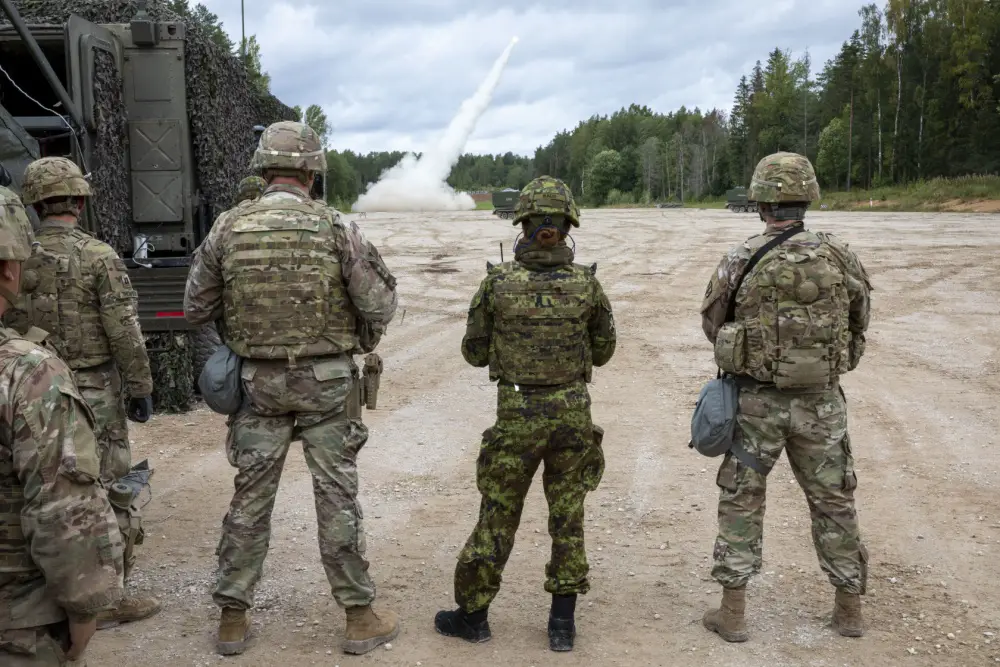 US Army Deployed M270 Multiple Launch Rocket System to Estonia