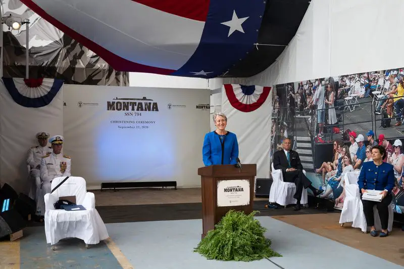 USS Montana (SSN 794) Christened During Virtual Ceremony at Newport News Shipbuilding