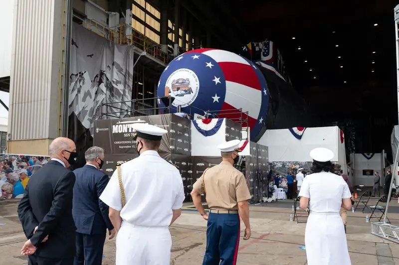 USS Montana (SSN 794) Christened During Virtual Ceremony at Newport News Shipbuilding