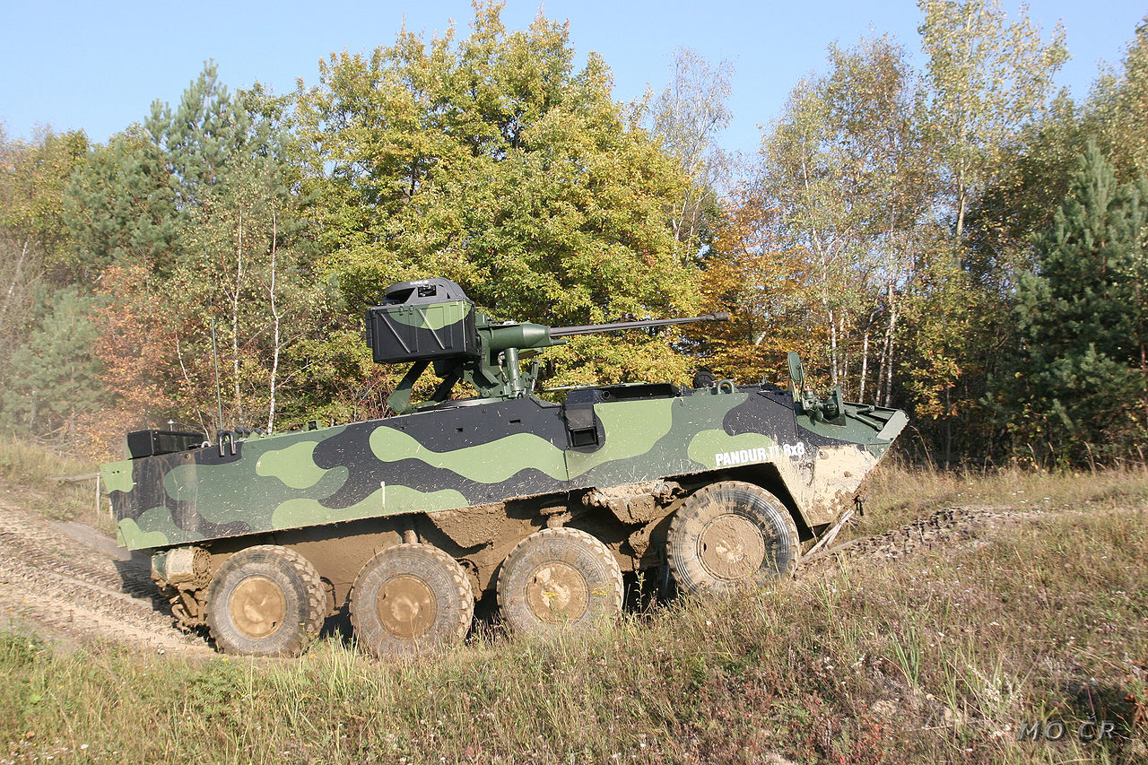 Czech Army Pandur II 8x8 Armoured Personnel Carrier