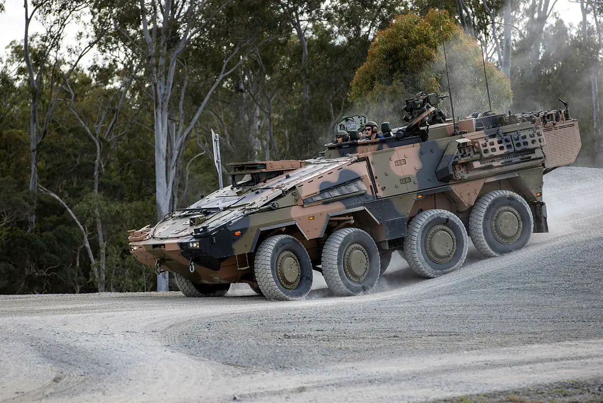 Australian Army Begins to Train on 8x8 Combat Reconnaissance Vehicles (CRV)