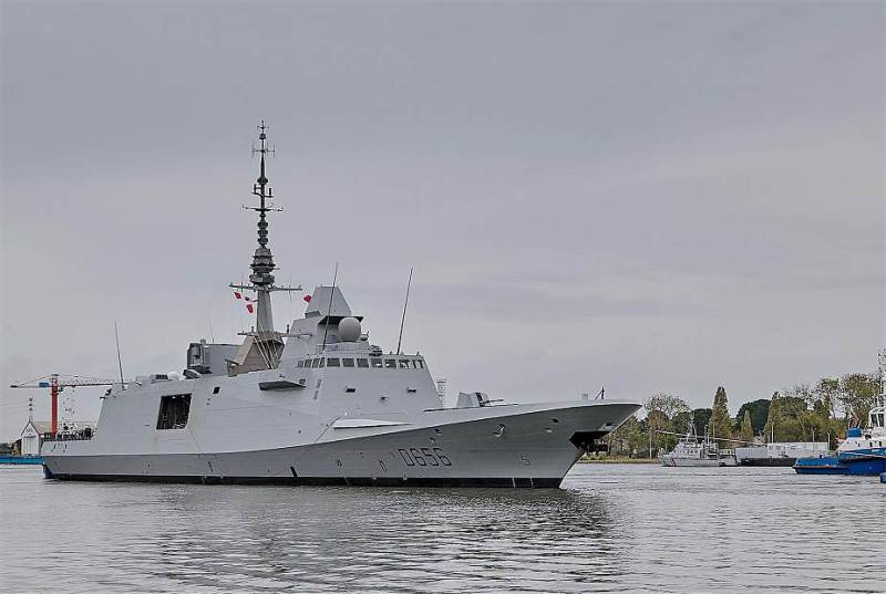 First French Navy Fremm Air-Defense Frigate Begins Sea Trials