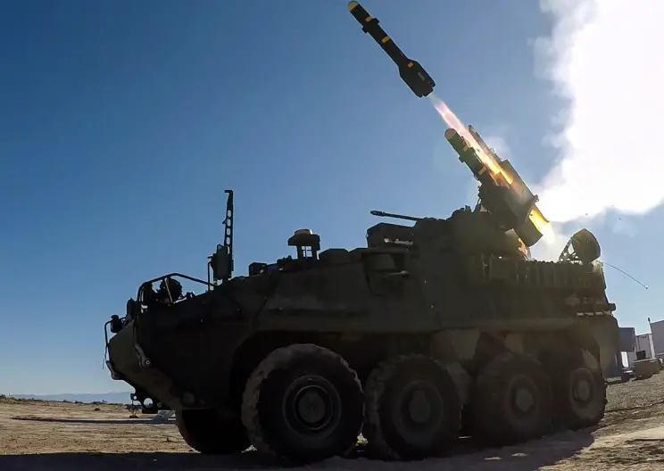 The U.S. Army's IM-SHORAD system undergoes weapons testing at White Sands Missile Range, N.M.
