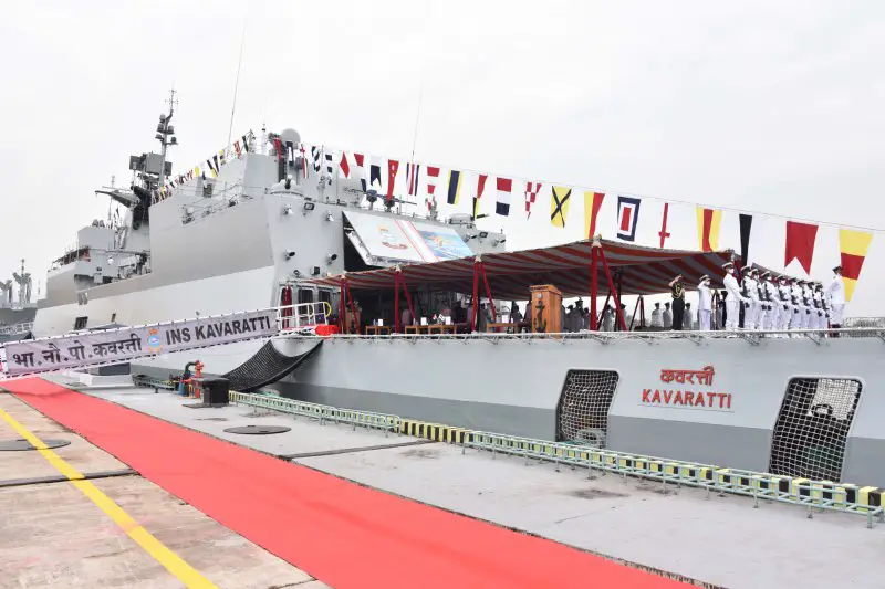 Indian Navy Commissions Fourth Kamorta-Class ASW Corvette