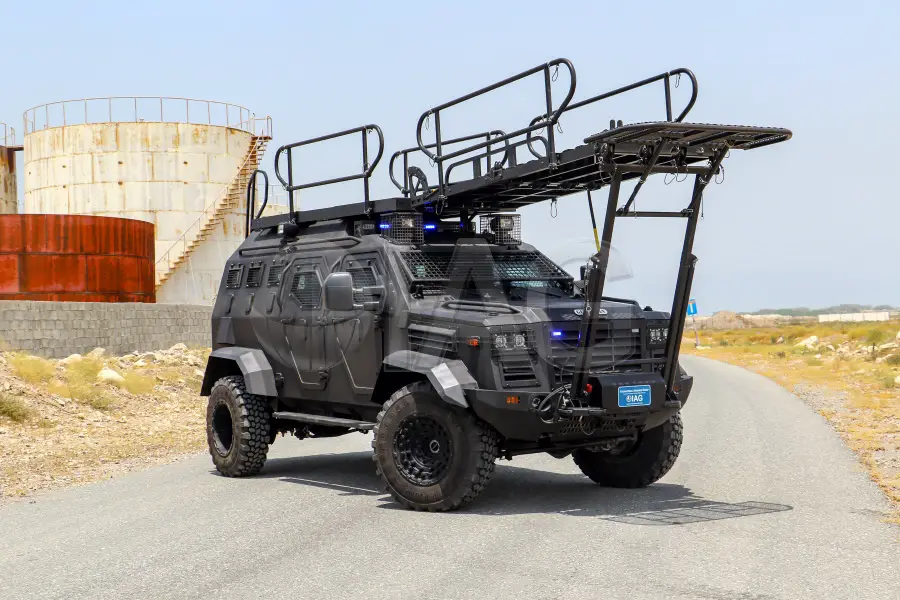 International Armored Group Guardian APC Tactical Elevated System
