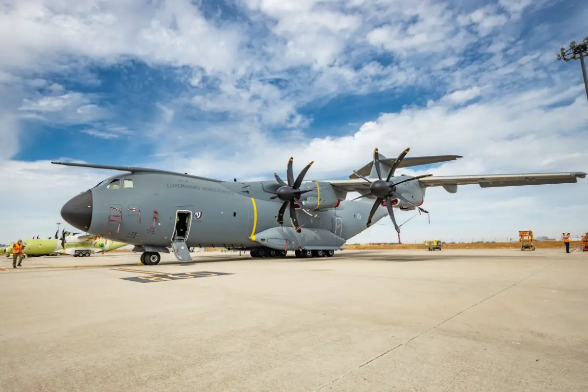 Luxembourg Armed Forces Airbus A400M Military Transport Aircraft