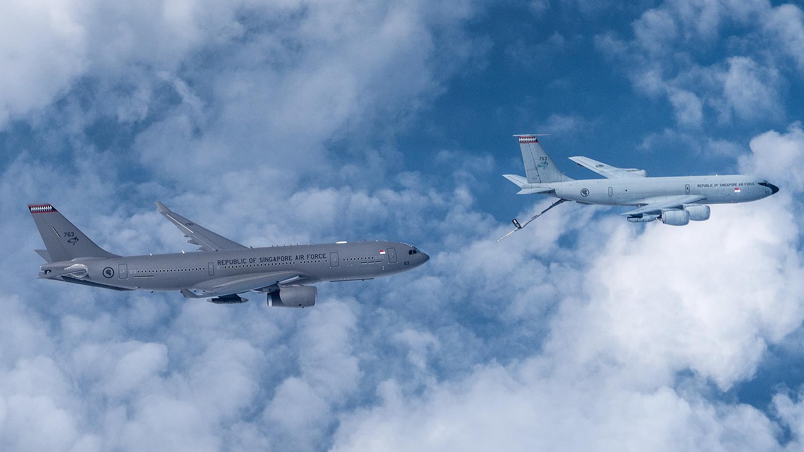 The A330 Multi-Role Transport Tanker replaces the KC-135R Stratotankers.