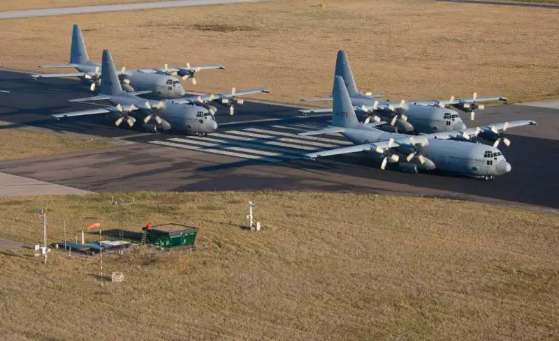 Royal Netherlands Air Force C-130H Hercules Transport Aircraft