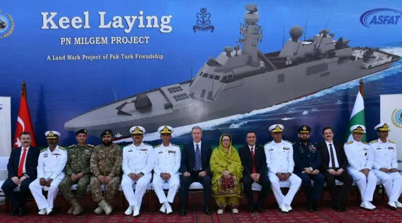 Pakistan Navy Lays Keel of Second Milgem-Class Corvette