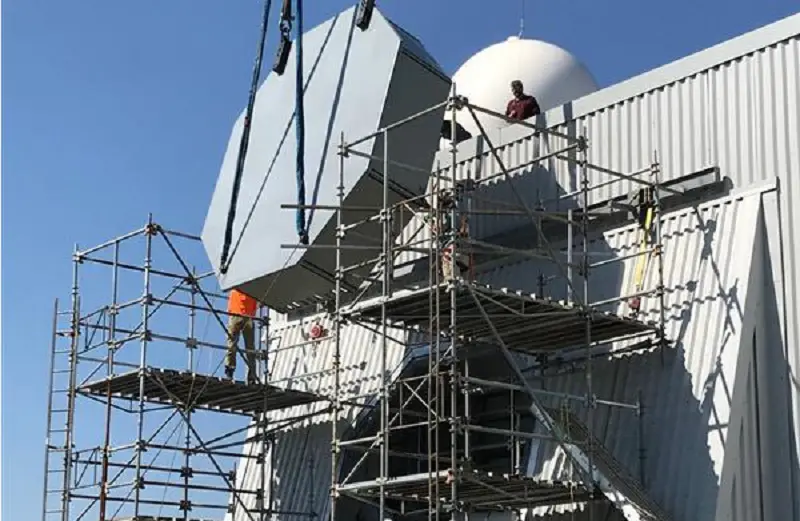 US Navy Installs New Radar at Cruiser in Cornfield Test Site