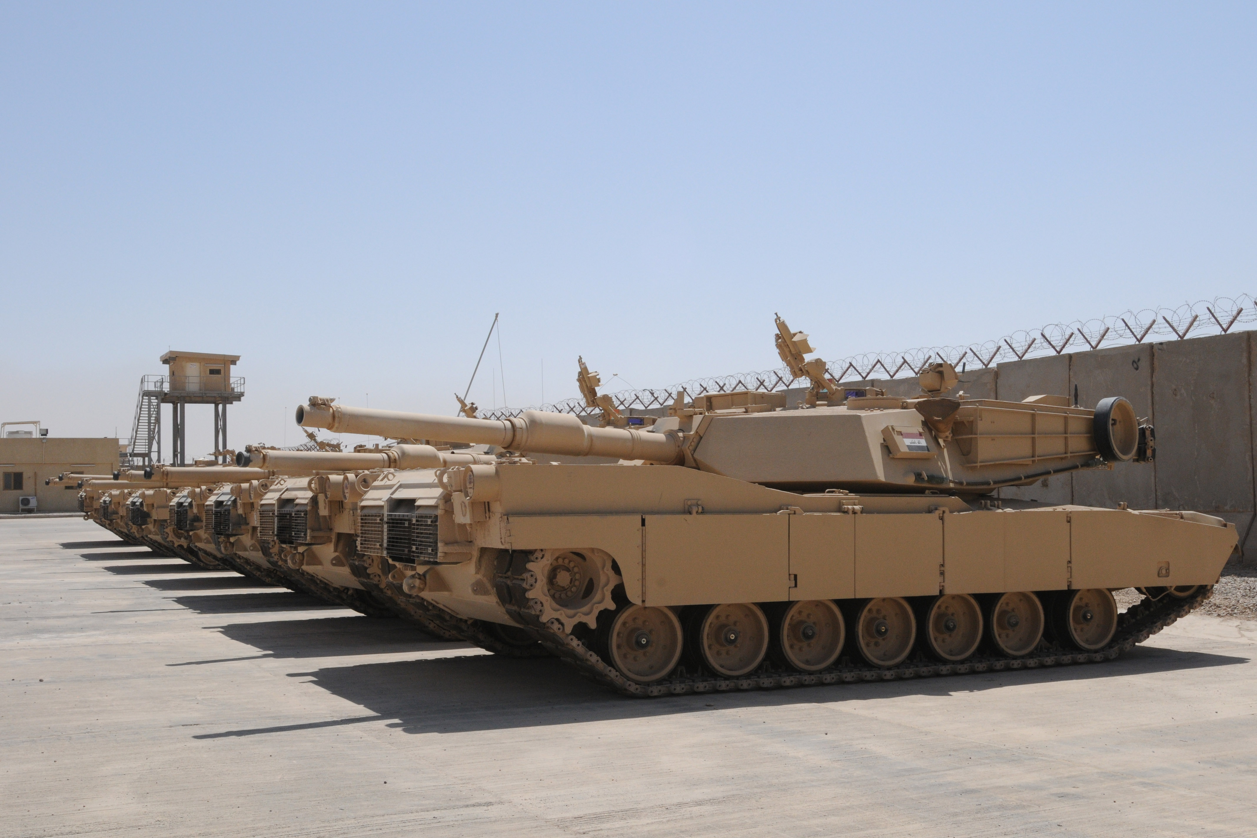 The last shipment of M1A1 Abrams tanks arrived mid-August completing the Government of Iraq's purchase of 140 tanks through a Foreign Military Sales agreement with the United States.