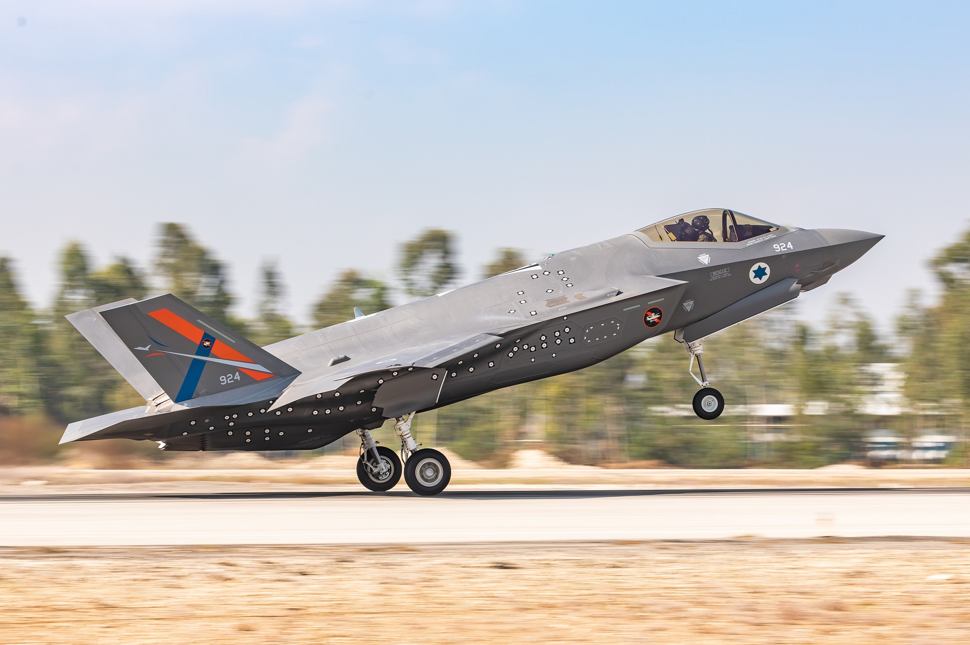 Israeli Air Force Flight Testing Center Receives First Experimental F-35I Adir