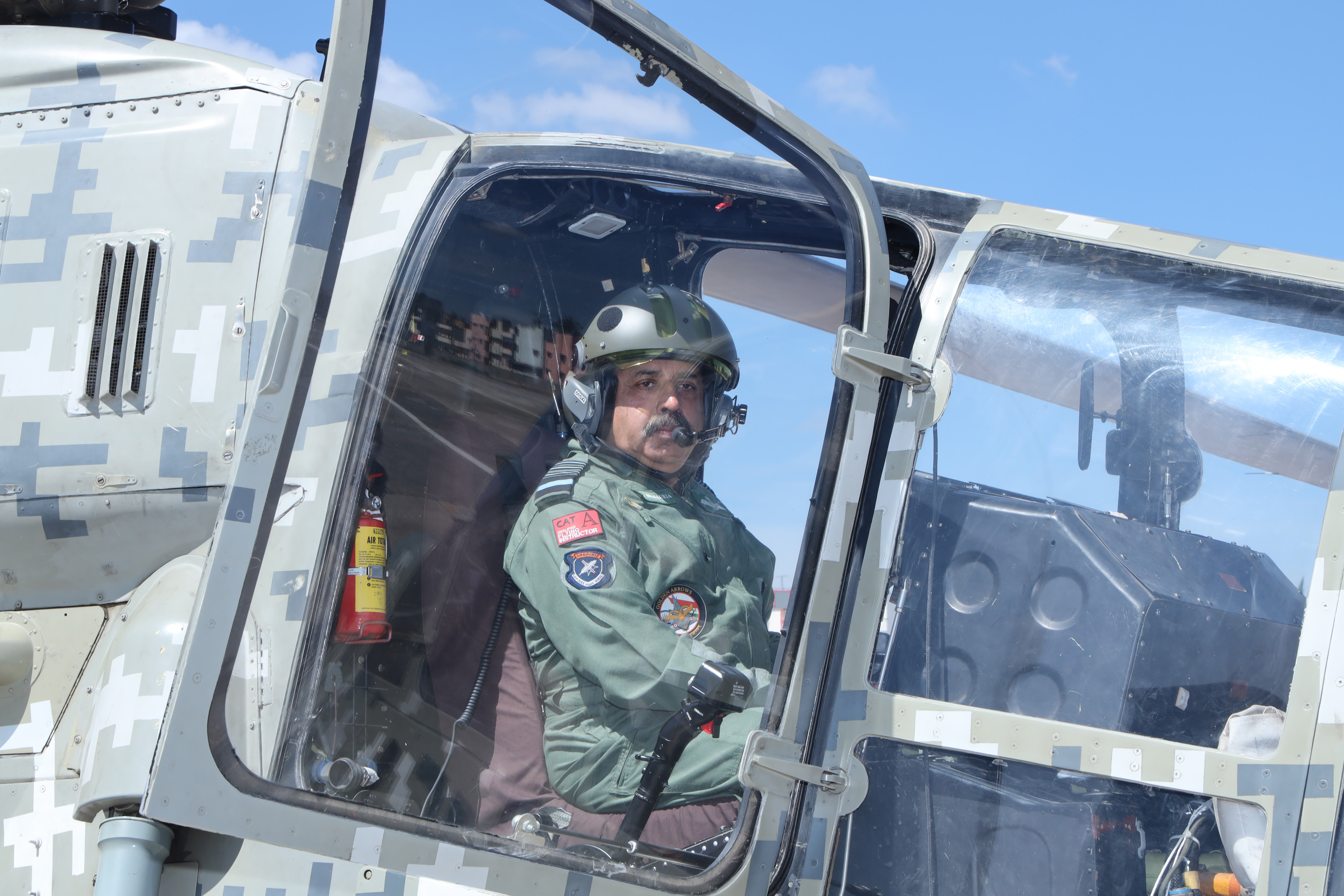Indian Air Chief Takes First-Hand Look at Light Combat Helicopter (LCH) Program