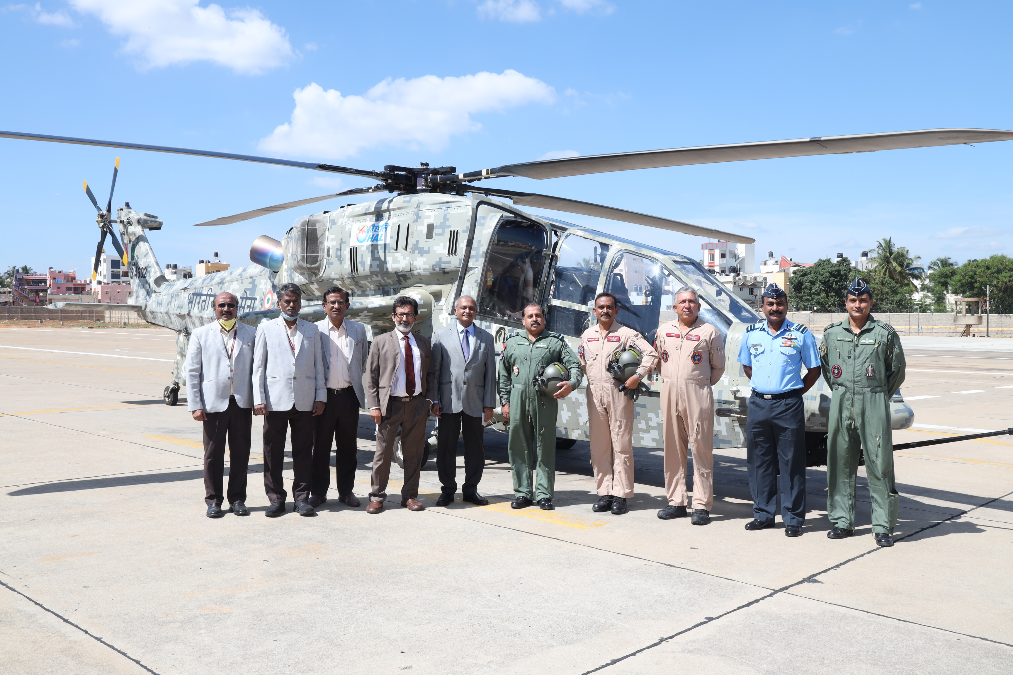 Indian Air Chief Takes First-Hand Look at Light Combat Helicopter (LCH) Program