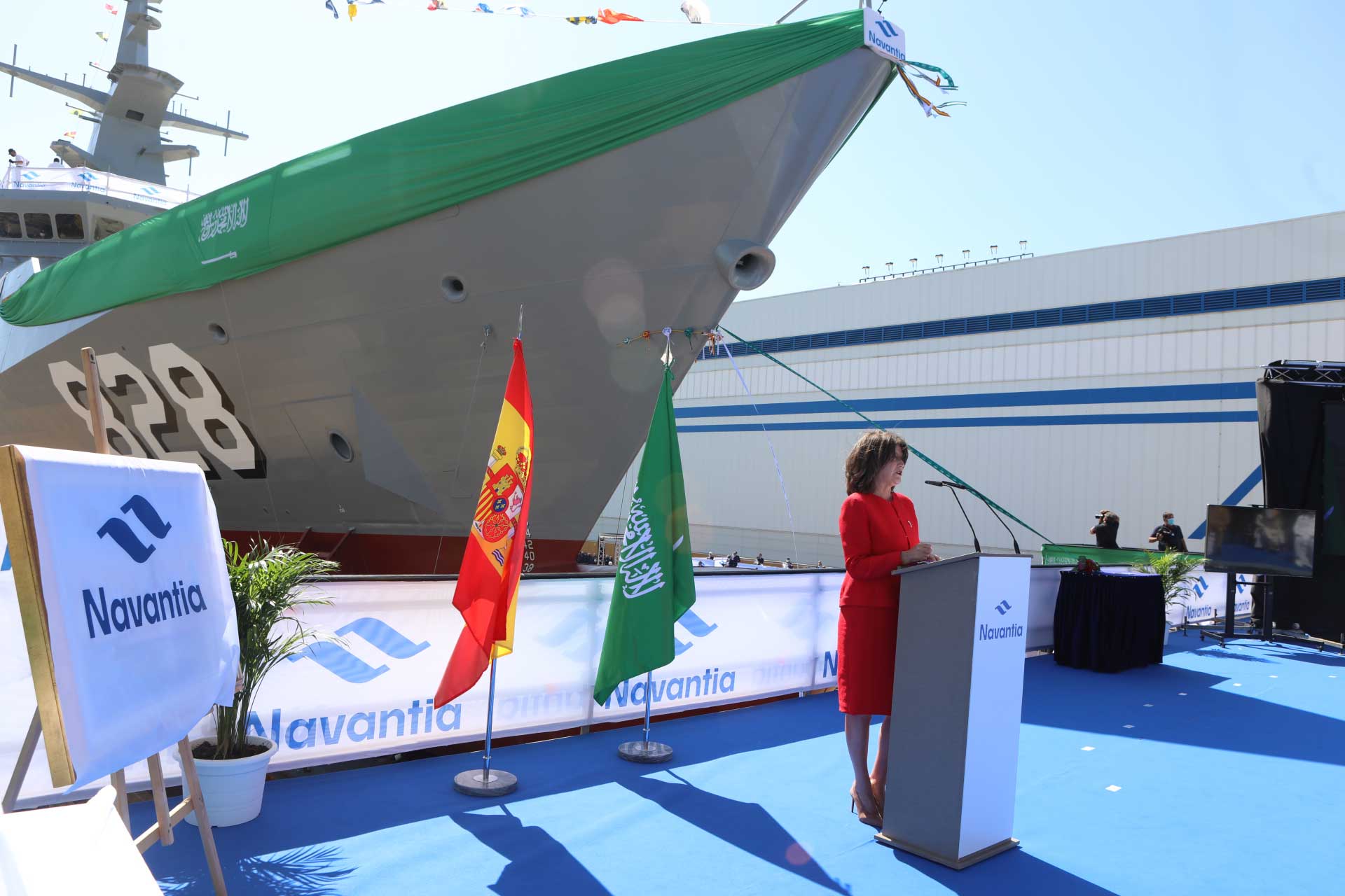 Navantia Launches Second Royal Saudi Naval Forces Corvette