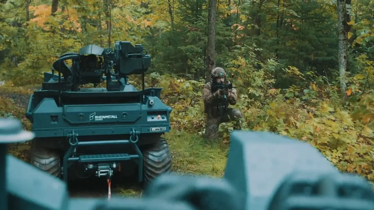 Rheinmetall Introduces Its New A-UGV Mission Master â€“ Armed Reconnaissance