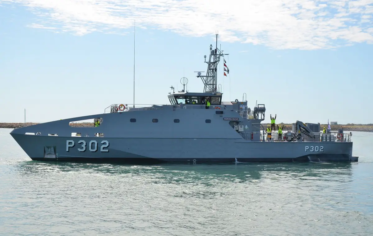 Tonga Receives Its Second Austal's Guardian Class Pacific Patrol Boats