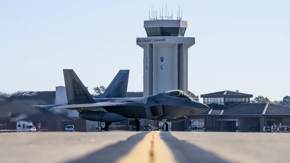 US Air Force 1st Fighter Wing Raptors Deploy to Support Western Pacific