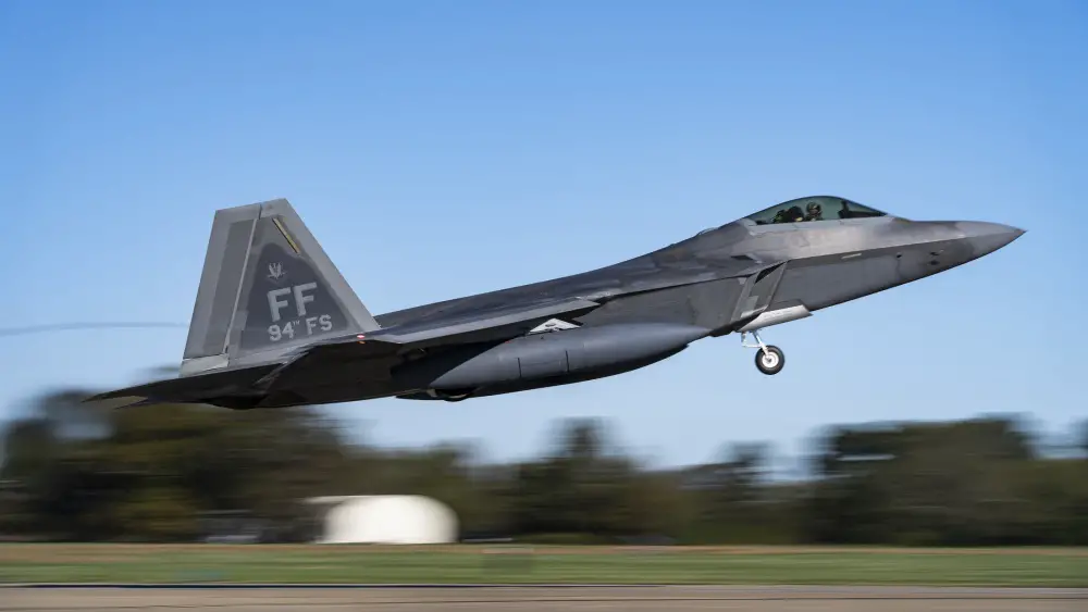 US Air Force 1st Fighter Wing Raptors Deploy to Support Western Pacific