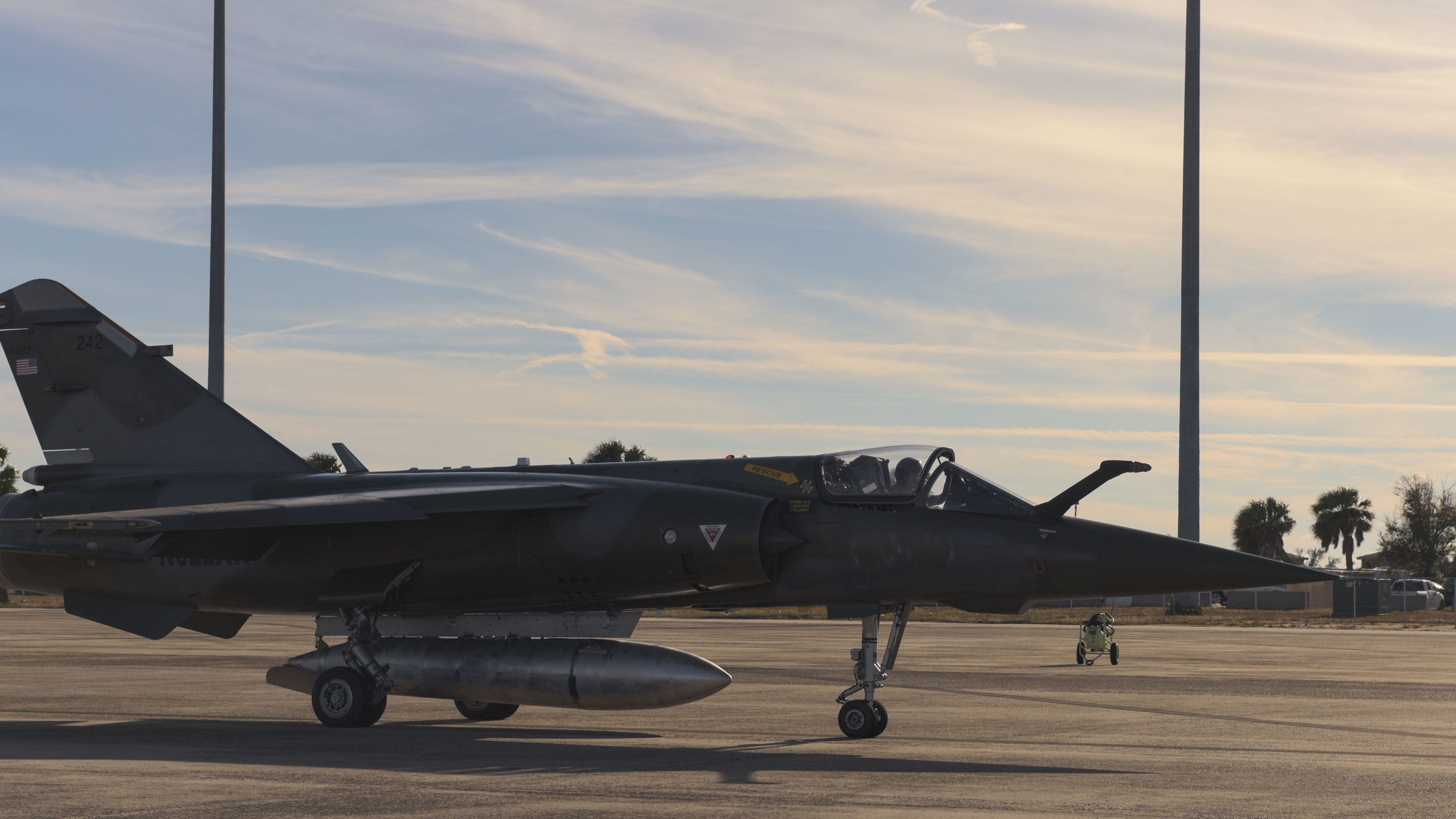 Airborne Tactical Advantage Company Mirage F-1Cs to Play Aggressor Role at Tyndall AFB