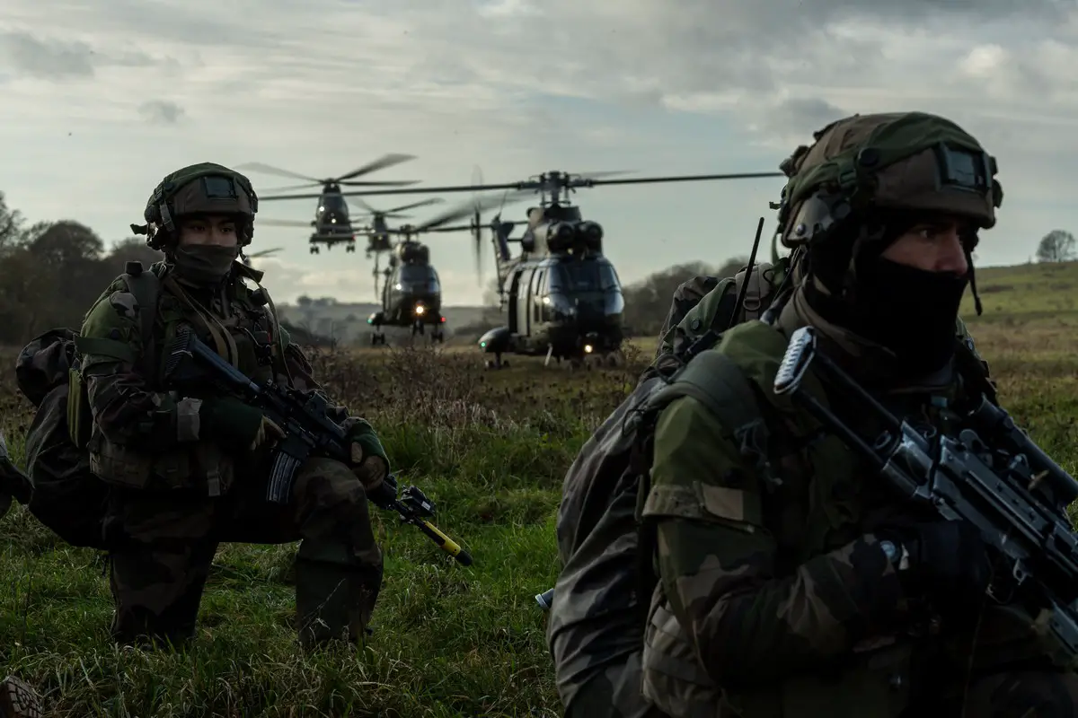 Anglo-French Combined Joint Expeditionary Force Tests Air Assault Allies