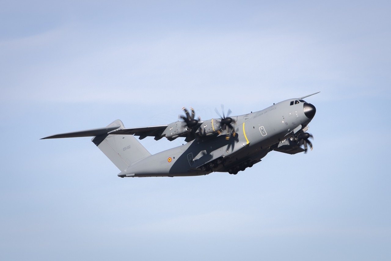 Belgian Air Force Receives First Airbus A400M Atlas Military Aircraft