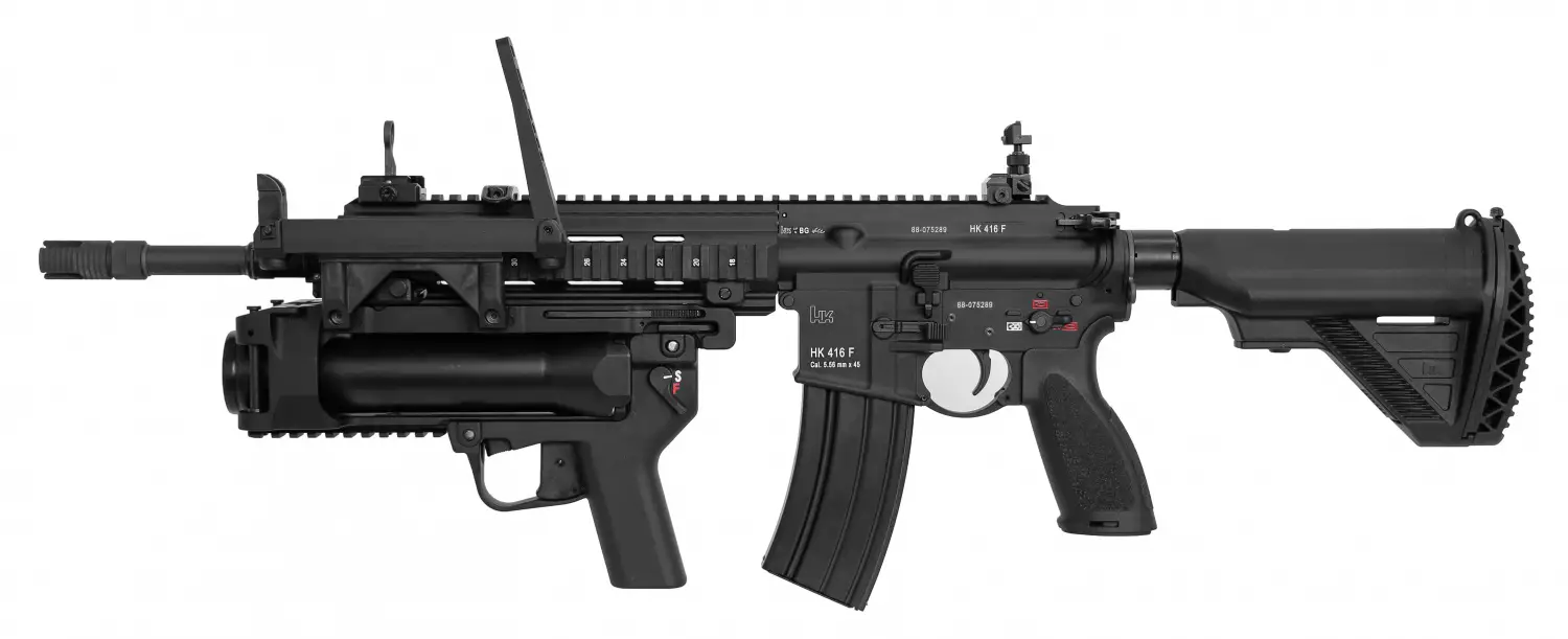 French Army HK416F 5.56mm Assault Rifles