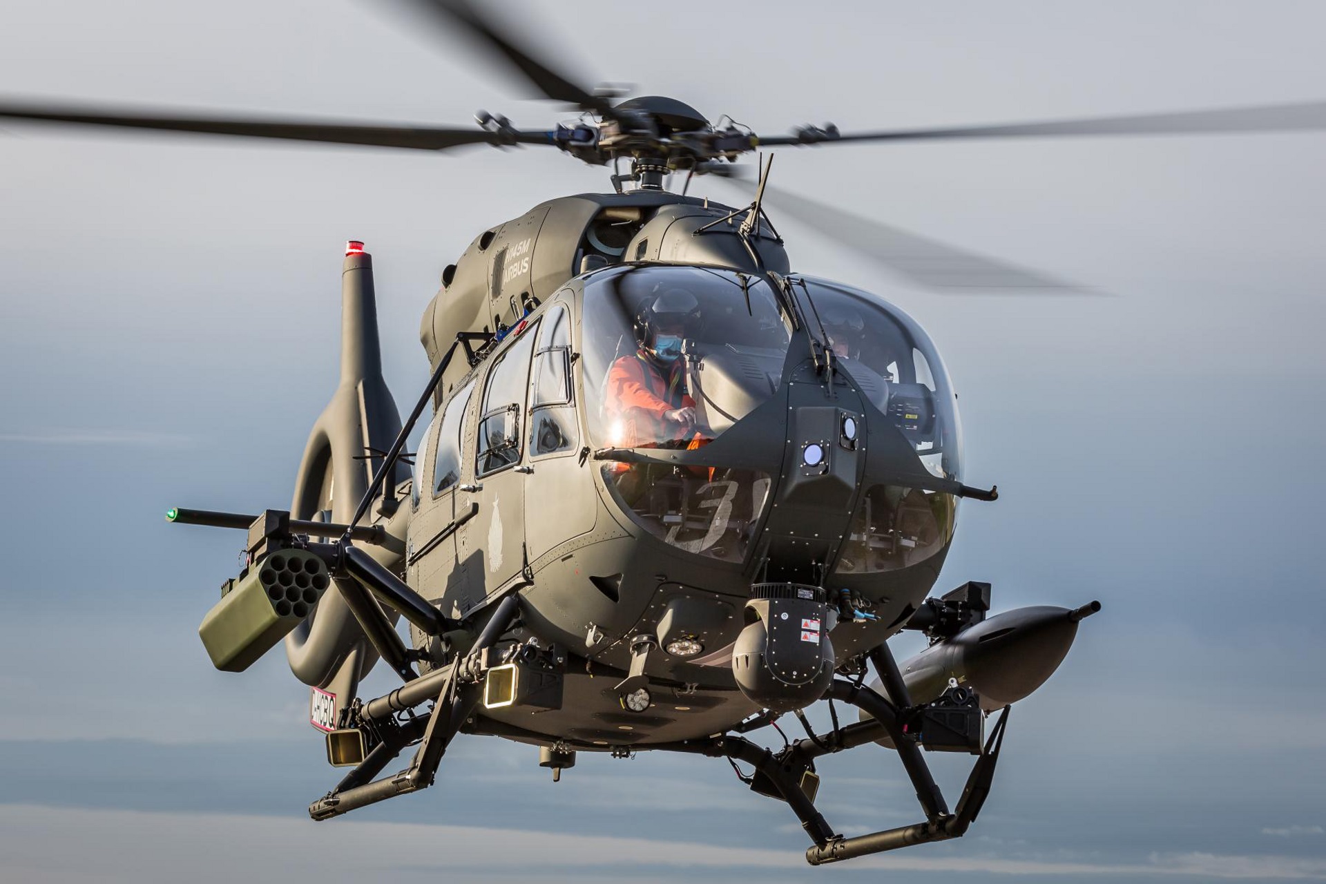 Airbus H145M Light Attack Helicopter with HForce Weapons Management