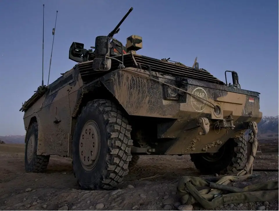 Dutch Army Fennek Armed Reconnaissance Vehicles