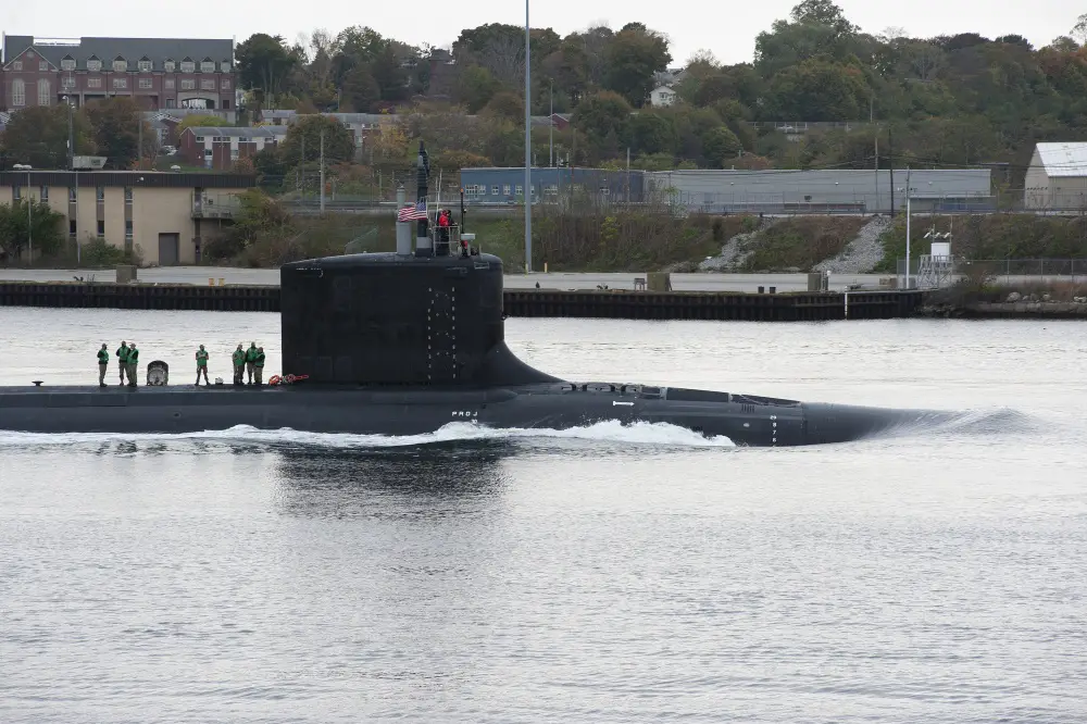 Newest US Navy Virginia-class Submarine USS Vermont Visits Newest Brazil Submarine Base