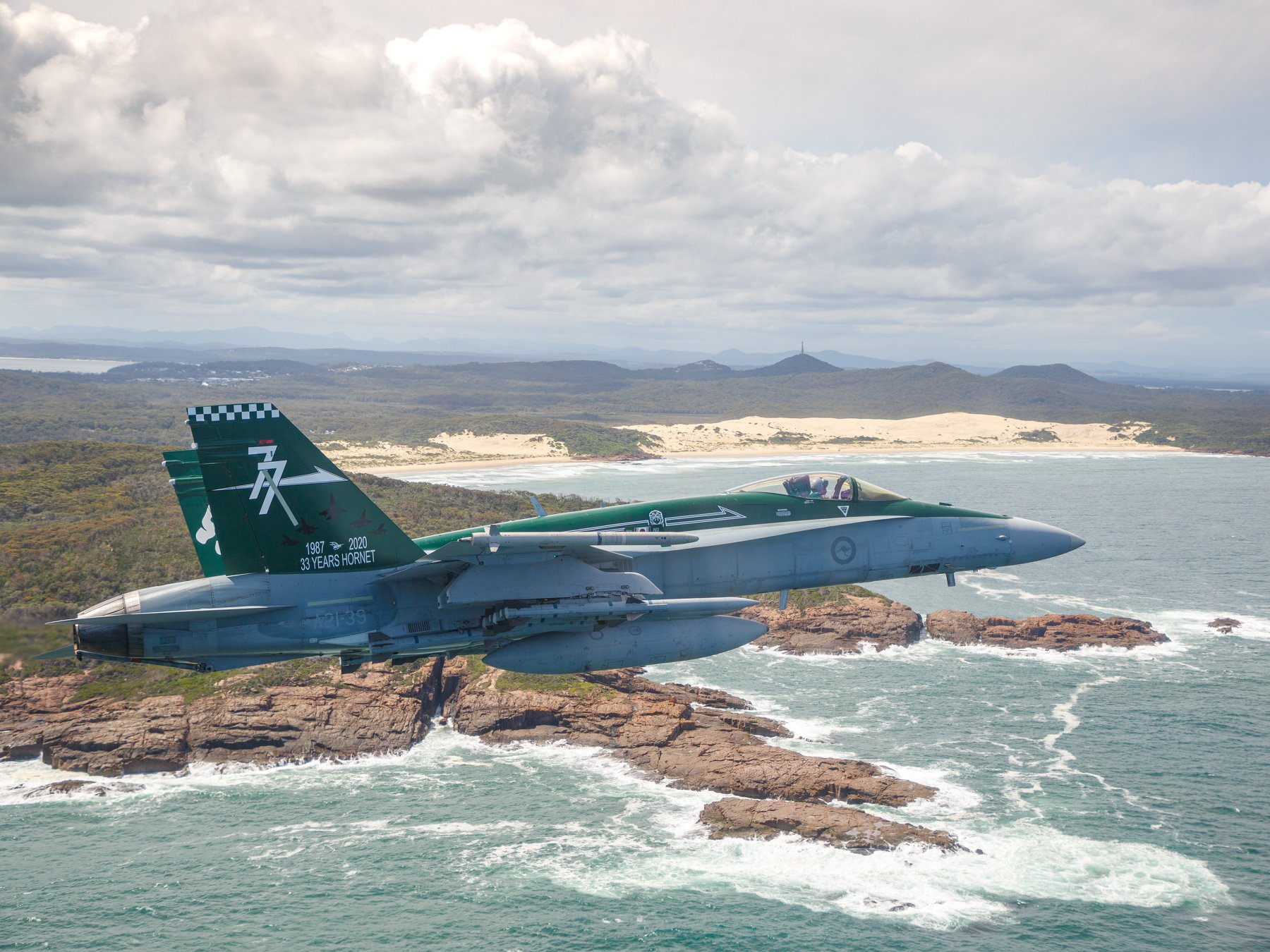 Royal Australian Air Force No. 77 Squadron Farewells F/A-18A/B Hornet
